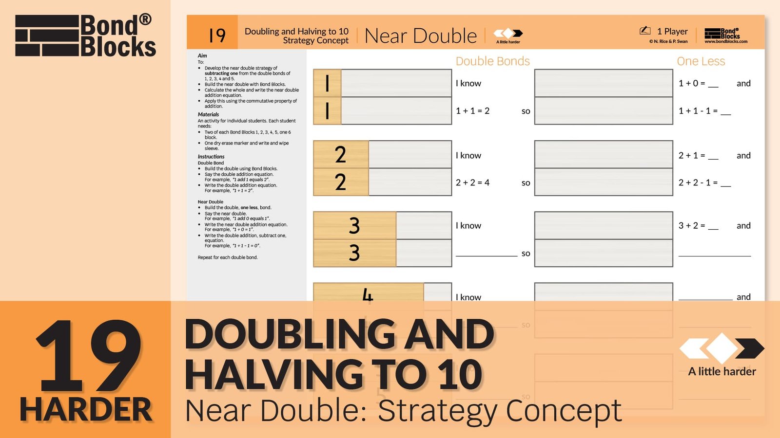 19.2 Near Double Strategy Concept A Little Harder