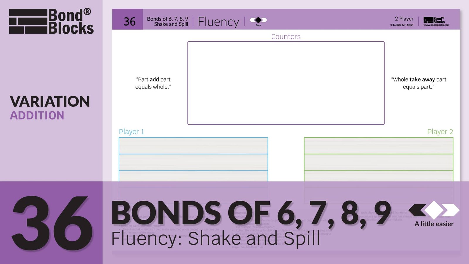 36.2 Fluency Shake And Spill Addition Variation