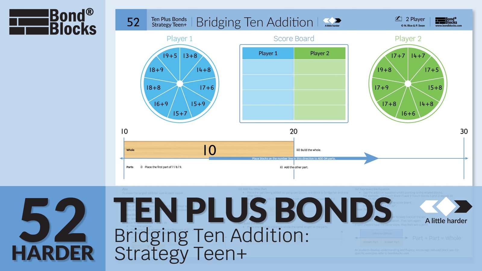 52.2 Bridging Ten Addition Strategy Teen+ A Little Harder