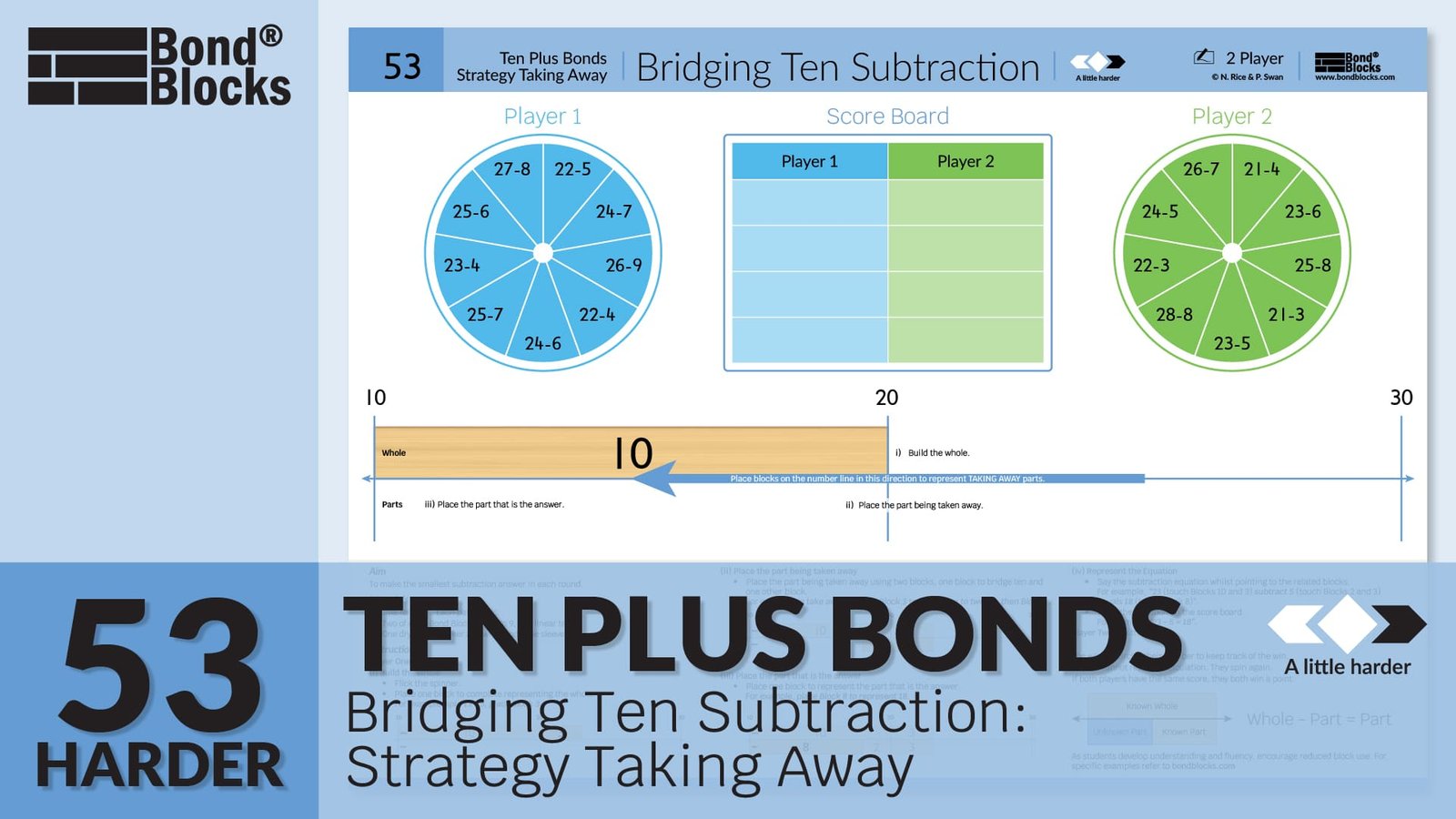 53.2 Bridging Ten Subtraction Strategy Taking Away A Little Harder