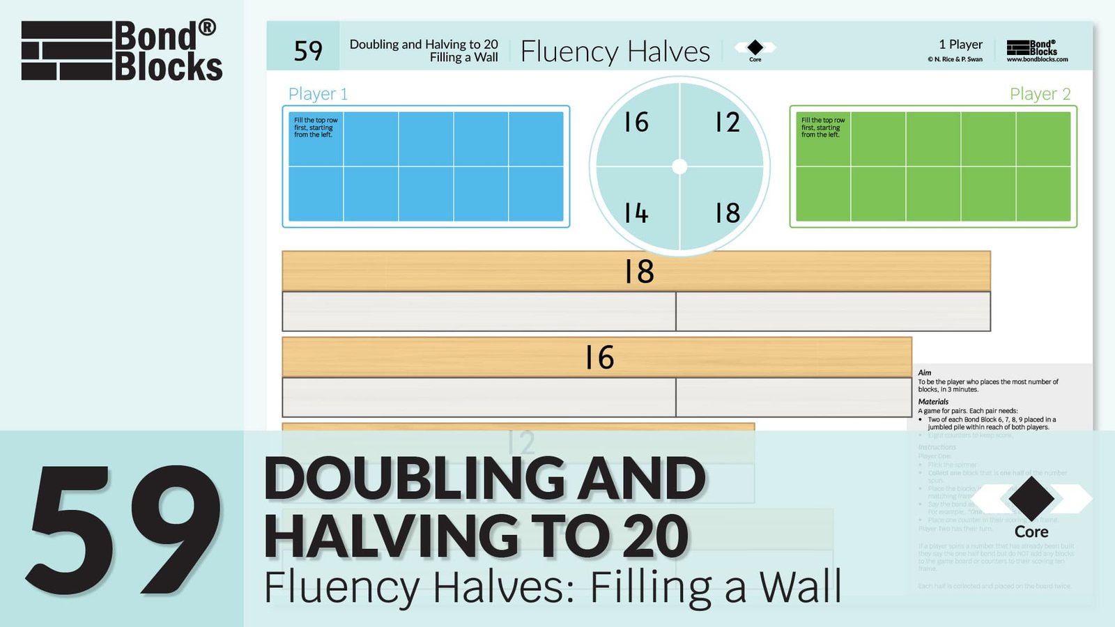 59.1 Fluency Halves Filling A Wall
